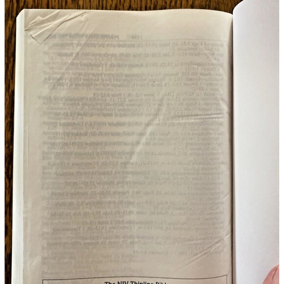 Thinline Holy Bible-NIV by Zondervan 1996 Navy Blue VERY GOOD - Picture 8 of 8